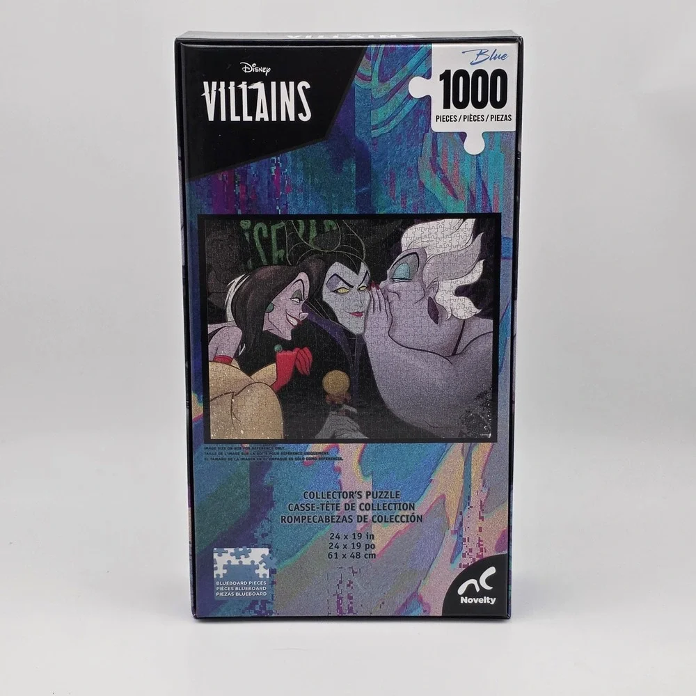 Disney Villains Puzzle 1000pc Novelty Maleficent Ursula‎ Evil Goth Aesthetic